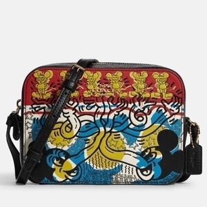 Coach + Disney 100Th Anniversary Mickey Mouse Small Camera Bag NWT